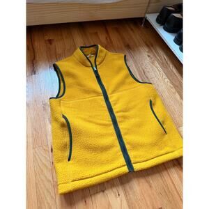 Arket x Mr Porter fleece vest yellow medium